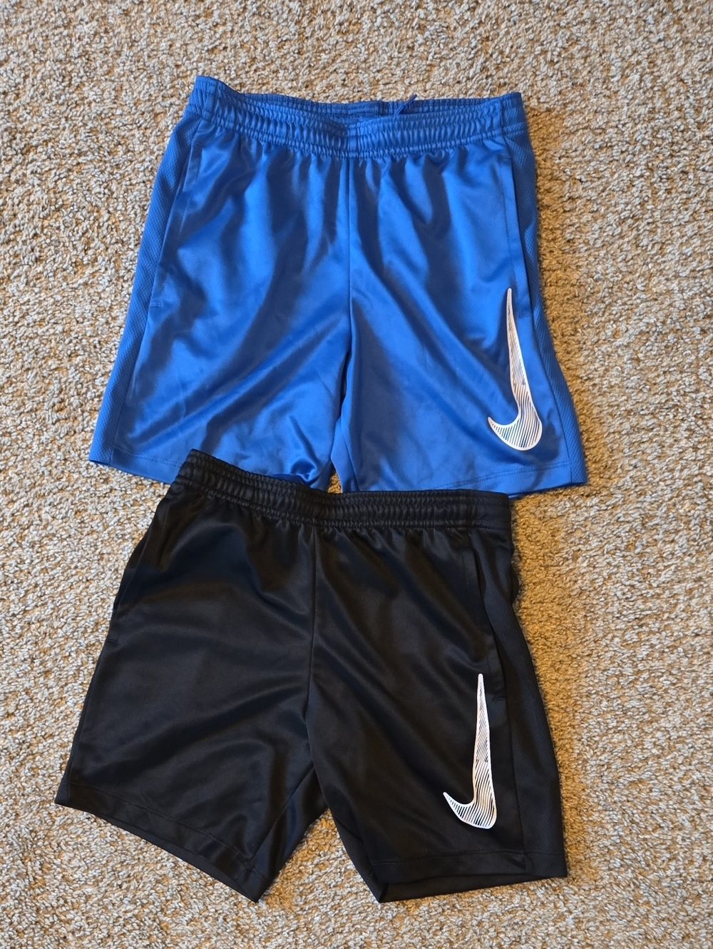 Nike Boys' Athletic Shorts Duo - Royal Blue & Black